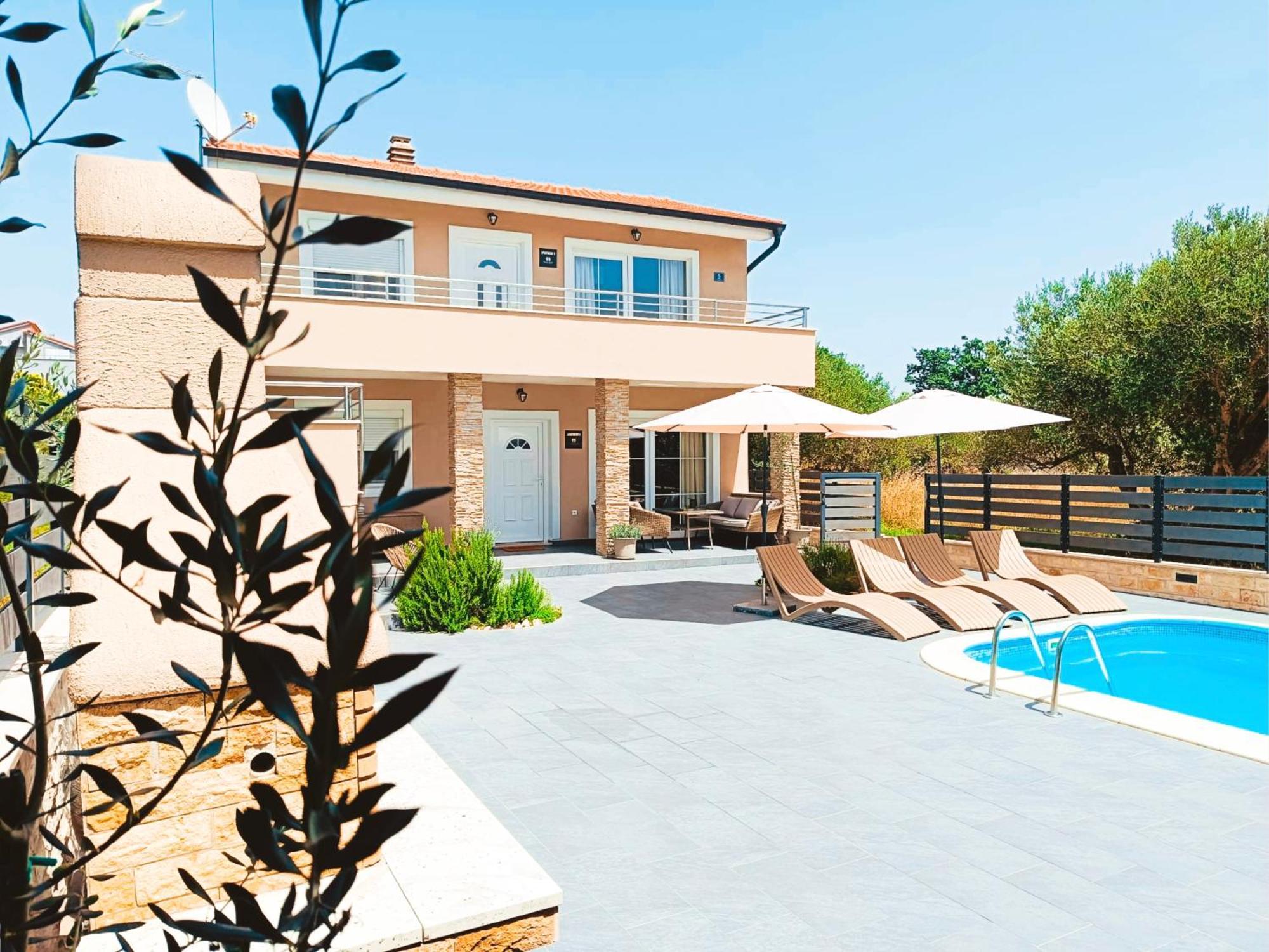 Villa Twins Sukosan With Heated Pool Buitenkant foto
